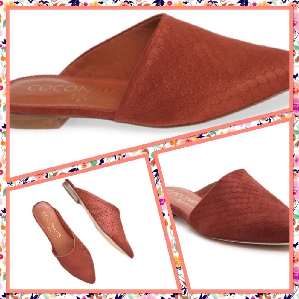 Coconuts by Matisse Xander Slide On Mules in Rust